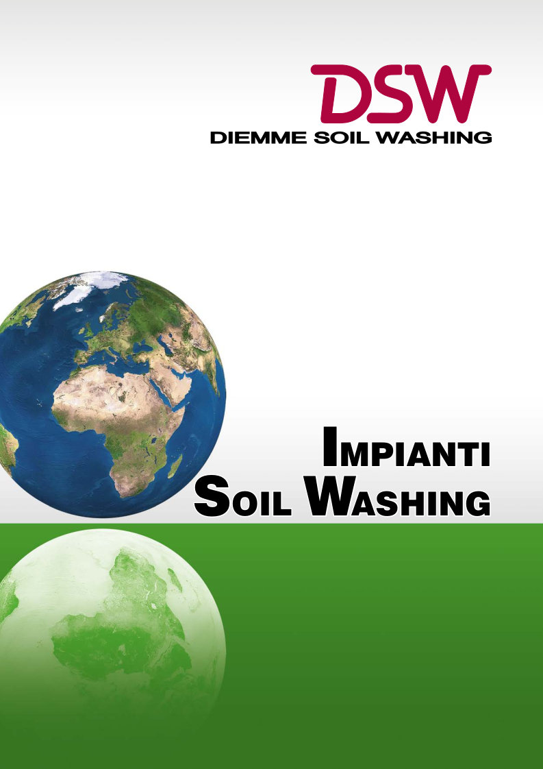 Scarica il catalogo Impianti  Soil Washing Diemme