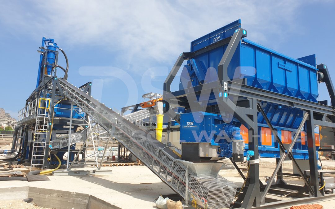 Mobile Soil Washing plant for sediment remediation