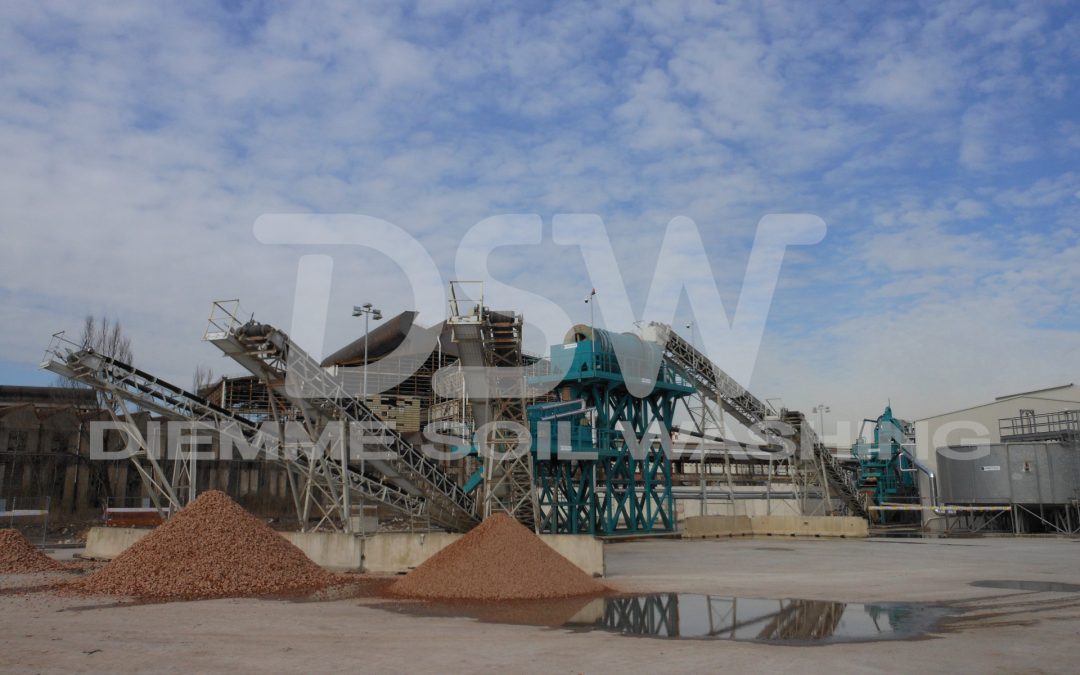 Stationary Soil Washing plant for heavy metals