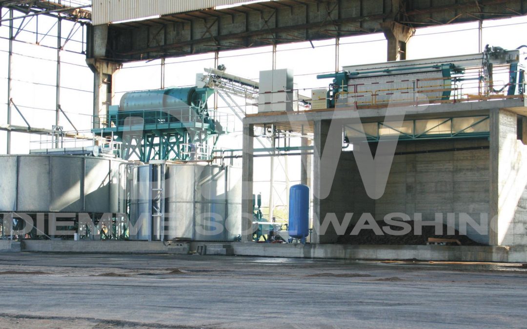 Stationary Soil Washing plant for heavy metals