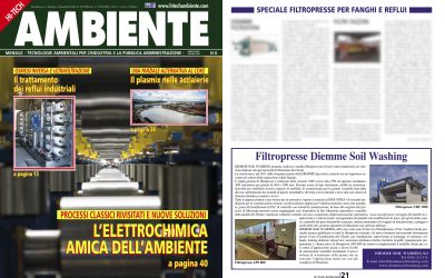 DIEMME SOIL WASHING on the magazine HI-TECH AMBIENTE